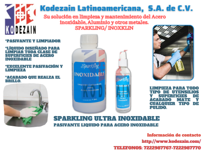 LIQUIDO PASIVANTE PARA ACERO INOXIDABLE