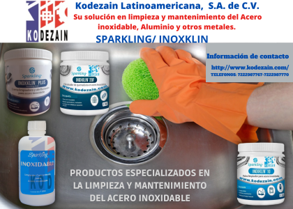 PRODUCTOS PARA LA LIMPIEZA DEL ACERO INOXIDABLE