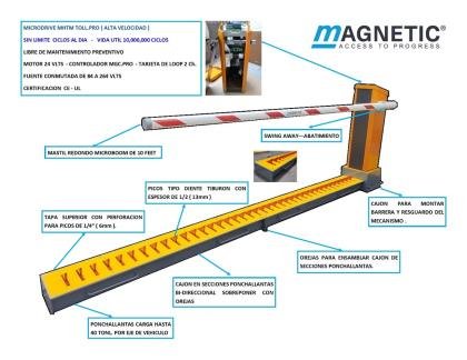 BARRERA VEHICULAR - LIBRE DE MANTENIMEINTO PREVENTIVO