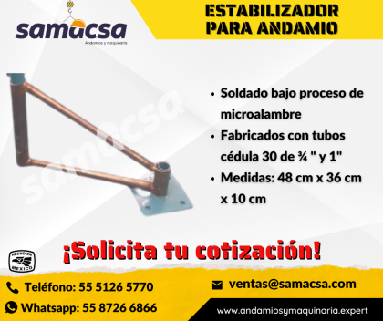 Venta de Estabilizador para estructura de Andamio