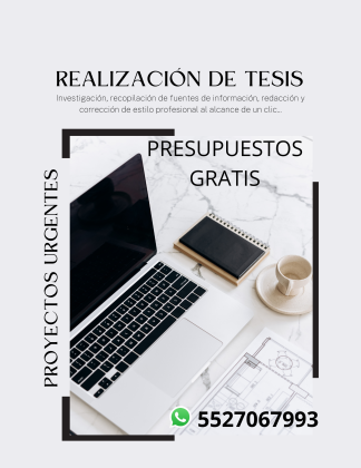 ¿BUSCAS AYUDA PARA HACER TU TESIS?