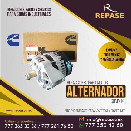 Alternadores para grúas industriales