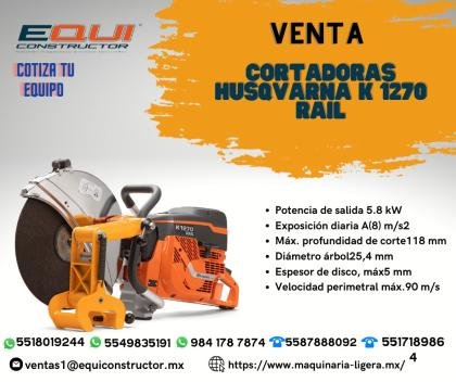 Venta de Cortadoras Husqvarna K 1270 Rail.