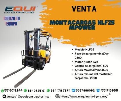 Venta de Montacargas KLF25 MPOWER.
