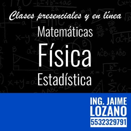 Clases y Asesorías de Matemáticas, Física y Estadística