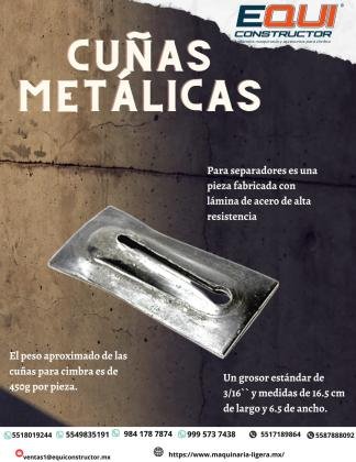CUÑAS METALICAS /ACUÑA,COAHUILA