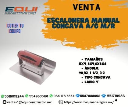ESCALONERA MANUAL CONCAVA A/G M/R