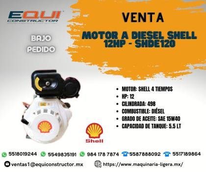 MOTOR A DIESEL SHELL 12HP-SHDE1207/TABASCO