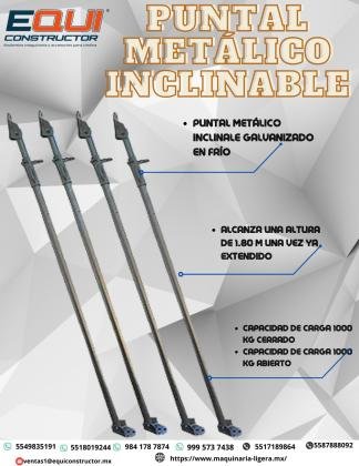 PUNTAL METALICO INCLINABLE/ MORELOS