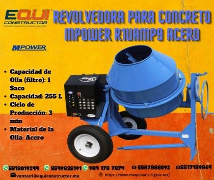 REVOLVEDORA PARA CONCRETO MPOWER R1VAMP9 ACERO