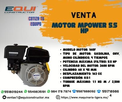 Venta de Motor MPOWER 5.5 HP.