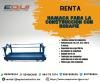 Renta de Hamaca para la Construcción con Rodapié.