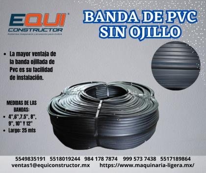 BANDA PVC SIN OJILLO