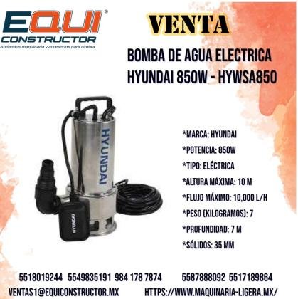 BOMBA DE AGUA ELECTRICA HYUNDAI