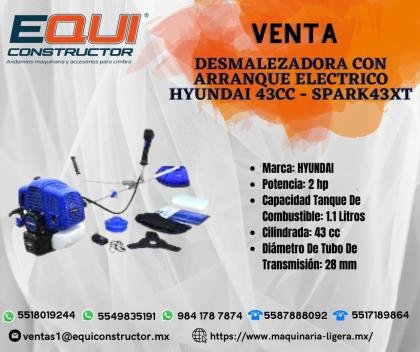 DESMALEZADORA CON ARRANQUE ELECTRICO HYUNDAI 43CC-SPARK43XT