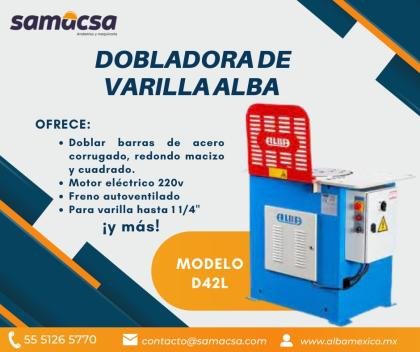 Samacsa Dobladora de Varilla varias capacidades Alba
