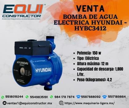Venta Bomba de Agua Hyundai HYBC3412 en Nayarit
