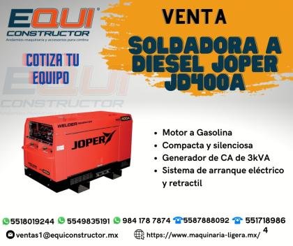 Venta de Soldadora a Diesel JOPER JD400A.