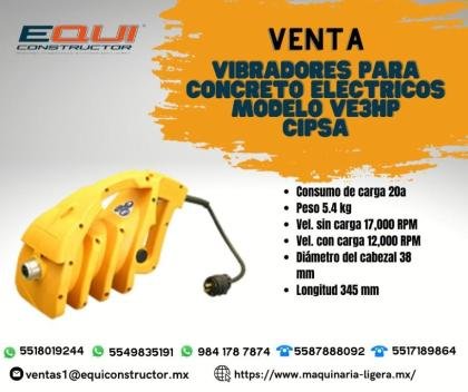 Venta Vibradores para Concreto Eléctricos