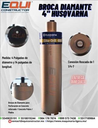-BROCA DIAMANTADA 4¨ HUSQVARNA-