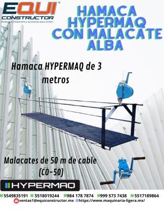 HAMACA HYPERMAQ CON MALCATE ALBA
