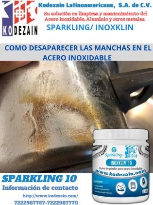 MANTENIMIENTO DEL ACERO INOXIDABLE/ SPARKLING 10