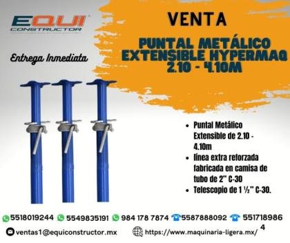 PUNTAL METALICO EXTENSIBLE HYPERMAQ 2.10-4.10 Mts