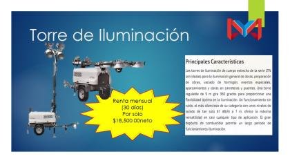 Renta de luminarias