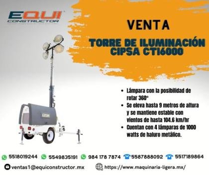 TORRE DE ILUMINACION CIPSA CTI 6000