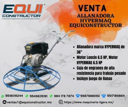 Venta Allanadora Hypermaq Equiconstructor