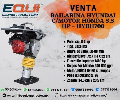 Venta bailarina hyundai HYBH700 en San Luis Potosí