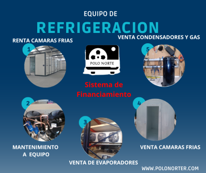 venta de camaras de refrigeracion, renta de camaras, al amedida
