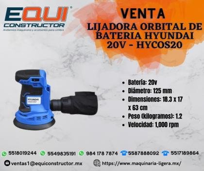 Venta Lijadora Orbital de Batería Hyundai