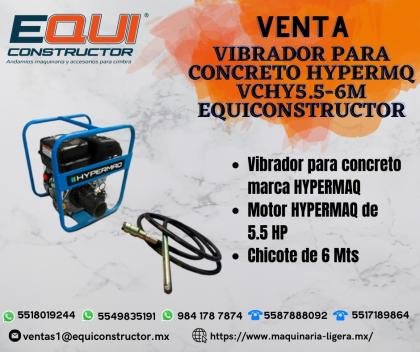 VIBRADOR PARA CONCRETO HYPERMAQ VHCY 5.5 -6M