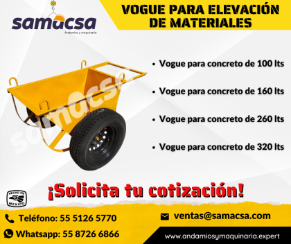 Vogue Samacsa para Transporte de Materiales  