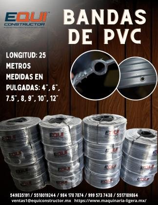 -BANDAS DE PVC.