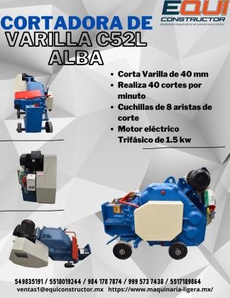 CORTADORA DE VARILLA C52L MARCA ALBA
