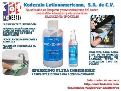 LIMPIEZA DEL ACERO INOXIDABLE/ SPARKLING ULTRA KODEZAIN