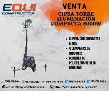 Venta Cipsa Torre de Iluminacion en Morelos