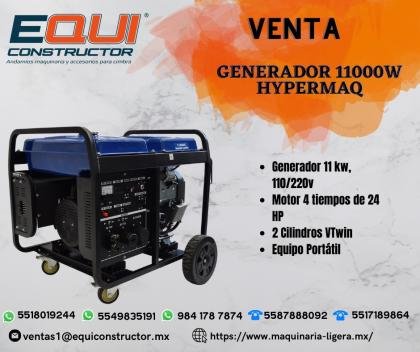 Venta Generador 1100W Hypermaq en Morelos