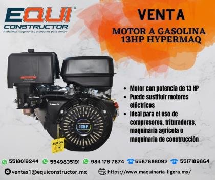 Venta Motor a Gasolina 13HP Hypermaq en Quintana Roo