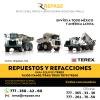 Repuestos y refacciones para equipos terex TA300 TA400 TR45 TR60 TR70 TR100