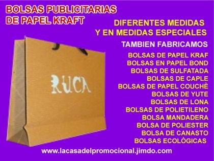 BOLSAS PUBLICITARIAS A TODO COLOR CON TUS PRODUCTOS