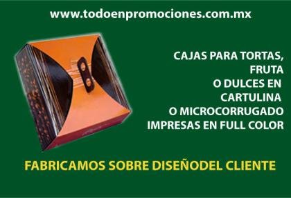CAJAS PLEGADIZAS PUBLICITARIAS DE CARTULINA CAPLE Y SULFATADA