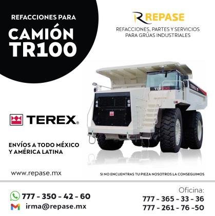 Refacciones para Camión Terex TR 100