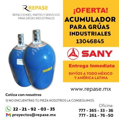 refacciones para gruas industriales sany