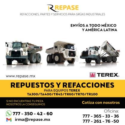 REFACCIONES, PARTES Y REPUESTOS PARA EQUIPO PORTUARIO