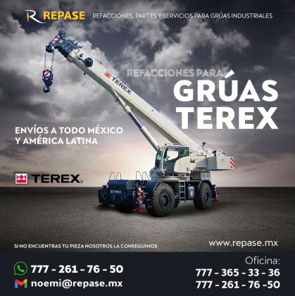 REFACCIONES Y PARTES PARA GRÚAS INDUSTRIALES TEREX
