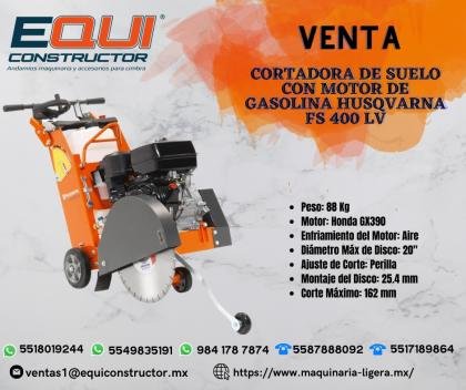 Venta de Cortadora de Suelo con Motor de Gasolina Husqvarna FS 400 LV.