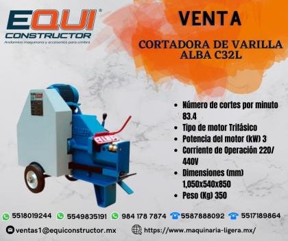 Venta de Cortadora de Varilla ALBA C32L.